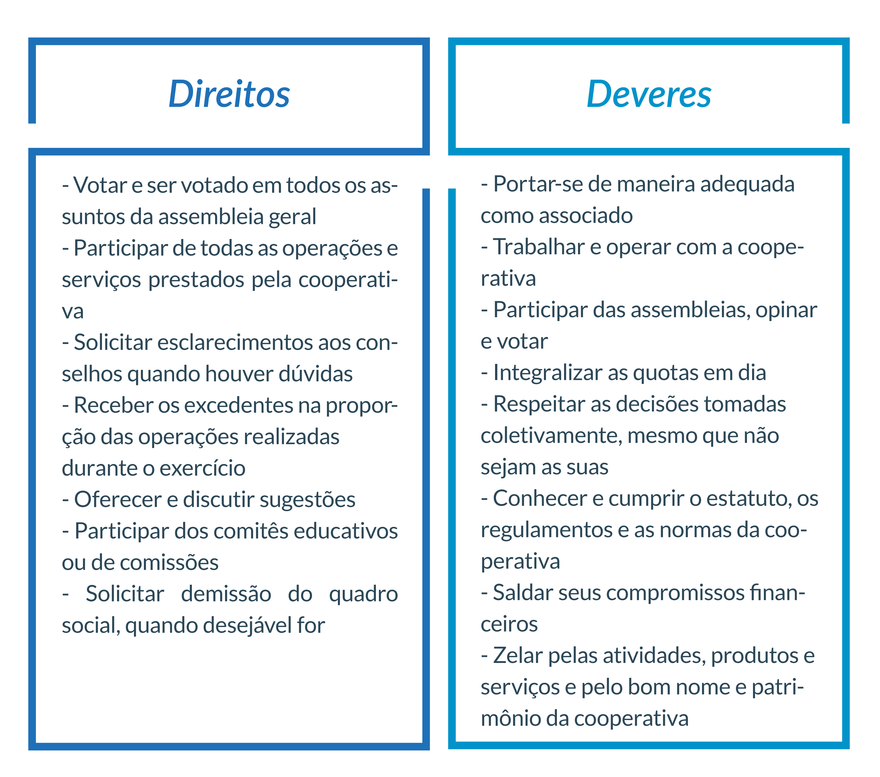 Saiba Sobre Os Direitos E Deveres Dos Associados De Uma Cooperativa